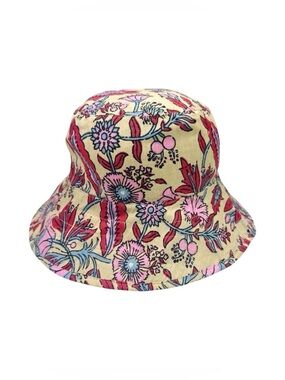 Hat Attack Pink Floral Print Bucket Hat - One Size